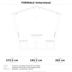 FORMALU Unterstand